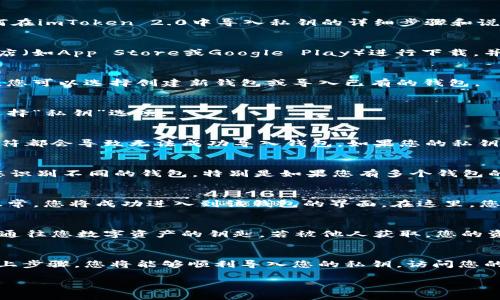 导入私钥到imToken 2.0是一项重要的操作，允许用户访问他们的区块链资产。以下是关于如何在imToken 2.0中导入私钥的详细步骤和说明。 

步骤一：准备工作
在开始之前，确保您已经下载并安装了imToken 2.0应用程序。如果您尚未安装，请前往应用商店（如App Store或Google Play）进行下载，并按照提示完成安装。此外，请确保您有一个安全的环境，以避免输入私钥时被他人窥视。

步骤二：打开imToken 2.0应用
安装完成后，找到并打开imToken 2.0应用。您将看到应用的主界面，如果您之前没有创建钱包，您可以选择创建新钱包或导入已有的钱包。

步骤三：选择导入钱包
在主界面上，选择“导入钱包”选项。此时，系统可能会询问您是用助记词还是私钥来导入钱包。选择“私钥”选项。

步骤四：输入私钥
此时，您需要输入您想要导入的钱包的私钥。请确保您准确无误地输入私钥，因为一个错误的字符都会导致无法成功导入钱包。如果您的私钥较长，可以考虑逐段输入以减少错误的可能性。

步骤五：设置钱包名称
在输入完私钥并确认无误后，imToken可能会要求您为此钱包设置一个名称。这个名称将帮助您识别不同的钱包，特别是如果您有多个钱包的话。选择一个易于记忆且具有区分度的名称。

步骤六：完成导入
最后，一旦输入了私钥并创建了钱包名称，点击“导入”按钮。应用将在后台验证私钥，如果一切正常，您将成功进入到该钱包的界面。在这里，您可以查看您的资产、进行交易等操作。

注意事项
在导入私钥的过程中，请确保您处于安全的环境中，避免他人看到或获取您的私钥。私钥是一把通往您数字资产的钥匙，若被他人获取，您的资产可能会面临风险。此外，建议您在不使用的情况下，尽量少暴露您的私钥，保存至安全的位置。

总结
导入私钥到imToken 2.0相对简单，但在操作过程中一定要谨慎，以保护您的资产安全。通过以上步骤，您将能够顺利导入您的私钥，访问您的区块链资产。希望您在使用imToken的过程中，能体验到更加便捷、安全的数字资产管理方式。 

如果您在导入过程中遇到任何问题，可以查看imToken的官方文档或寻求社区帮助。